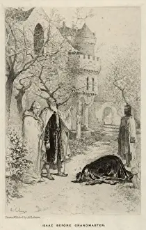 Medieval Castle Illustrations Prints: Ivanhoe / Isaac & Master