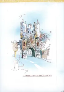 Micklegate Bar, York Print by Terry Whitworth