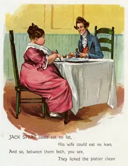Victorian Nursery Rhyme Prints: Jack Sprat