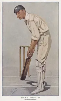Cricket Batting Techniques Prints: Jackson / Cricketer