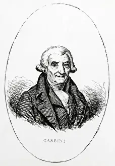 French Scientist Biography Prints: Jacques Cassini