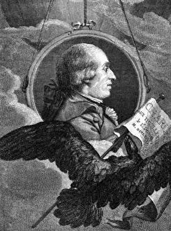 Prints of JACQUES-ALEXANDRE-CESAR CHARLES French scientist and pioneering balloonist Date: 1746 - 1823 Jacques Charles Prints: Jacques Charles French Scientist Print