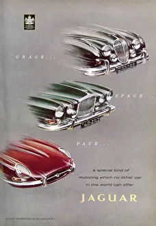 Jaguar car advertisement Jaguar car advertisement