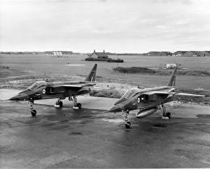 Jaguar S06 XW560 right and Jaguar S07 XW563 at Warton Jaguar S06 XW560 right and Jaguar S07 XW563 at Warton