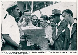 Jamaicans on board the Empire Windrush Jamaicans on board the Empire Windrush