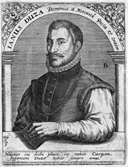 Jan Van Der Does Print - Dutch Statesman and Poet 1545-1604