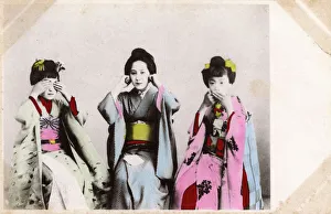 Japan - Geisha - See no evil, Hear no evil, speak no evil Japan - Geisha - See no evil, Hear no evil, speak no evil