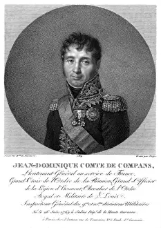 Historical French Figures Prints: Jean Comte Compans