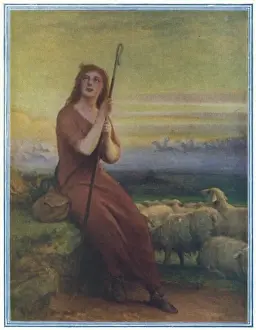 Jeanne D'Arc Print: A Young Maid in Visionary State