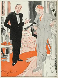 Print of Bertie Wooster Insisting on Playing the Banjolele