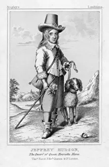 Print of Jeffrey Hudson, Dwarf of Queen Henrietta Maria