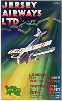 Royal Aeronautical Society Collection: Jersey Airways Poster