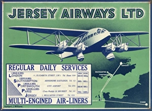 Jersey Airways Poster