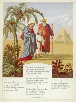 Bible Story Illustrations Online Prints: Jesus Grows up in Egypt