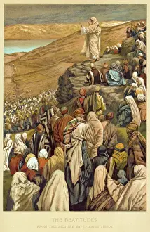 Print of Jesus Preaching the Sermon on the Mount