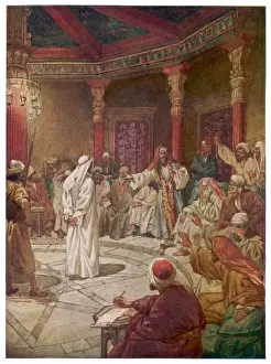 Jesus on Trial Print - Accused of Blasphemy