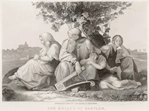 Historical Bible Events Prints: Jews in Captivity - 2