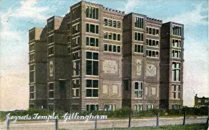 Prints of Jezreels Tower, Gillingham, near Chatham, Kent, England. Date: 1907 Historic Landmark Prints: Jezreels Tower, Gillingham, Kent Print 1907