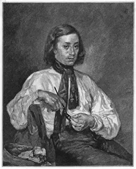 Jean-Francois Millet Print: Young French Painter