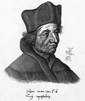 Johannes Eck Print, 1486-1543 German Churchman