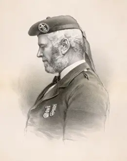 John Brown Print - Profile of Queen Victoria's Attendant
