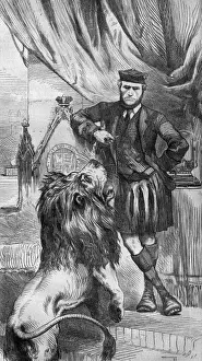 Print of John Brown with Tomahawk