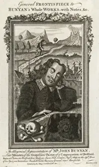 Author Prints: John Bunyan Print: 17th Century English Preacher