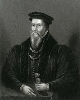 John Caius Portrait Print, 16th Century