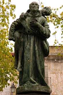 John of God (1495-1550). Religious Portuguesse. Statue. Mont John of God (1495-1550). Religious Portuguesse. Statue. Mont