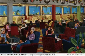 Butlins Bognor Regis Print - Indoor Heated Pool Scene