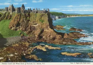 Dunluce Castle and White Rocks Print, Co. Antrim, N.I
