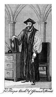 John Hooper English Churchman Print 1555