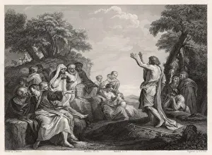 John The Baptist Art Prints: John Preaches(Meratte)