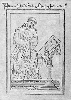 John of Wallingford Monk Print 1231-1258