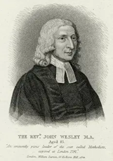 18th Century Clergyman Prints: John Wesley / Darton
