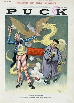 Puck Magazine Illustrations Online Prints: Joined together