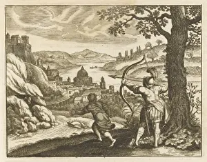 Historical Bible Events Prints: Jonathan Warns David