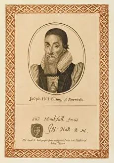 Historical Figures UK Prints: Joseph Hall, Bishop
