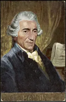 Prints of JOSEPH HAYDN Austrian musician and composer Joseph Haydn Prints: Joseph Haydn Print - Austrian Composer