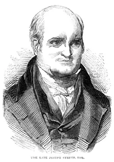 Prints of JOSEPH STRUTT mayor of Derby Date: 1765 - 1844 Derby Prints: Joseph Strutt Mayor of Derby Print 1765 - 1844