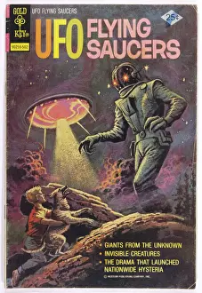 Giant Alien Print from "Giants From The Unknown"