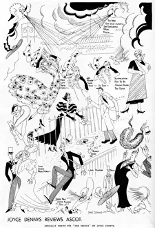 Joyce Dennys' Royal Ascot Print, 1934