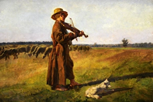 Jozef Marian Chelmonski (1849-1914). Herdsman, 1897 Jozef Marian Chelmonski (1849-1914). Herdsman, 1897
