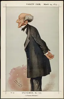 Prints of JOHN STUART MILL philosopher John Stuart Prints: John Stuart Mill Print