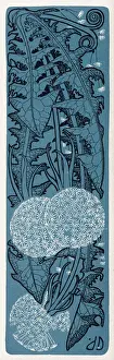 Jugendstil Dandelions Print