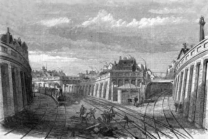 Metropolitan Line History Prints: Junction at Smithfield