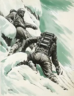 Desio Prints: K2 Conquered Print: Italian Expedition 1954