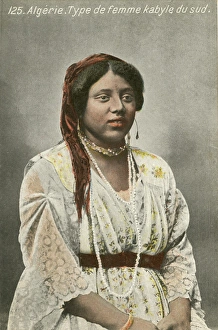Kabliyan woman of the south, Algeria Kabliyan woman of the south, Algeria