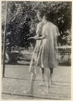 Kamala Walking Print, Double-Exposed Image