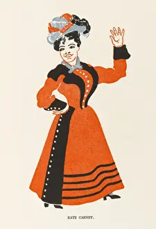 Vintage Music Hall Performer Prints: Kate Carney / E Pyke